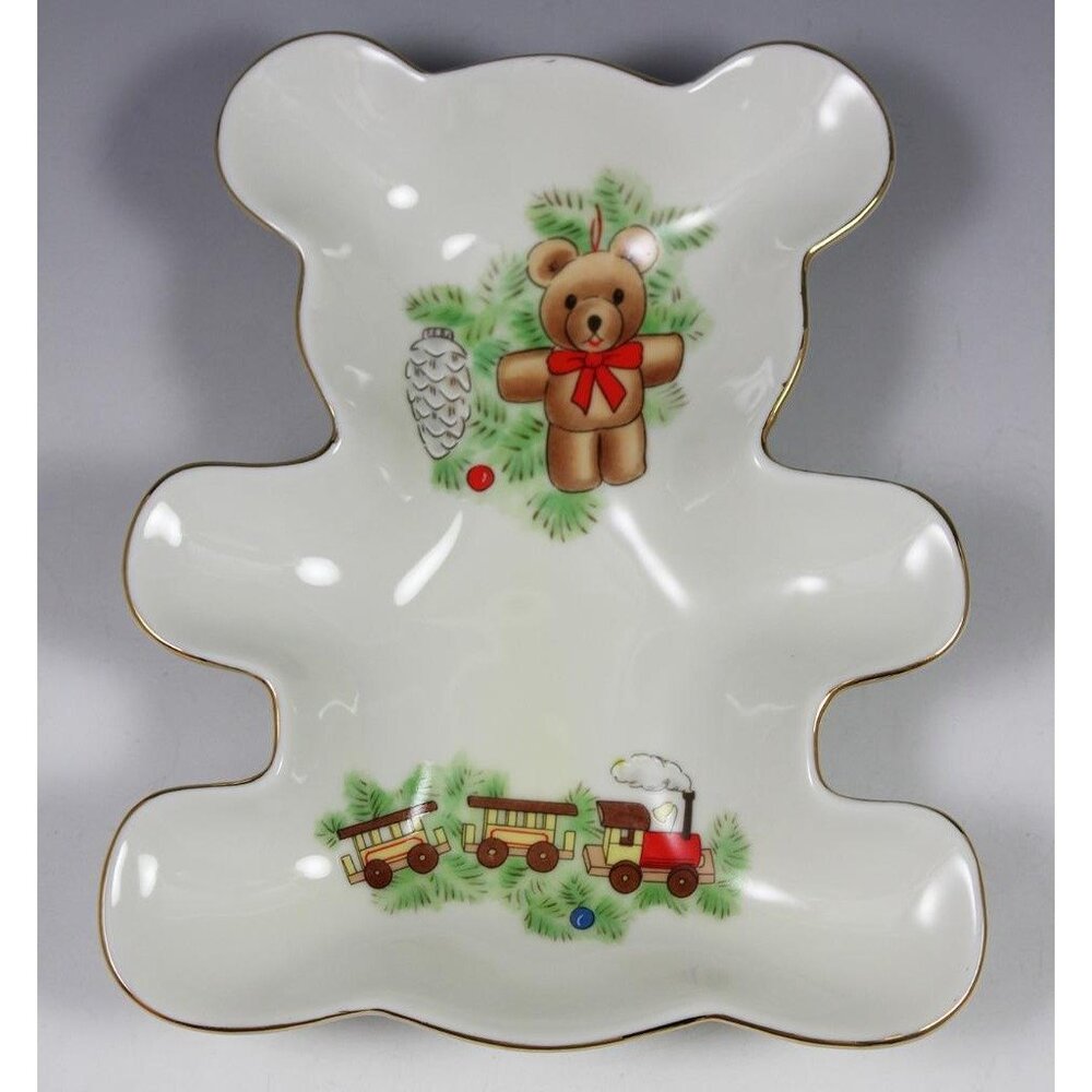 Toy Shop by David Shibata Japan Bear Shaped Candy Snack Dish EUC